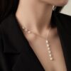 Delicate Pearl Drop Necklace